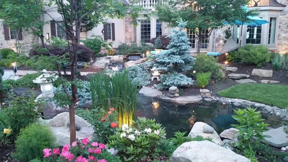 pond & pavilion east allen township pa