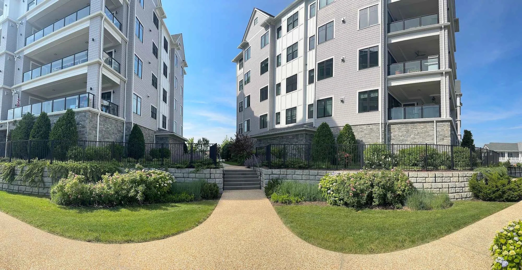 A Commercial Retaining & Seating Wall in Westchester County, NY