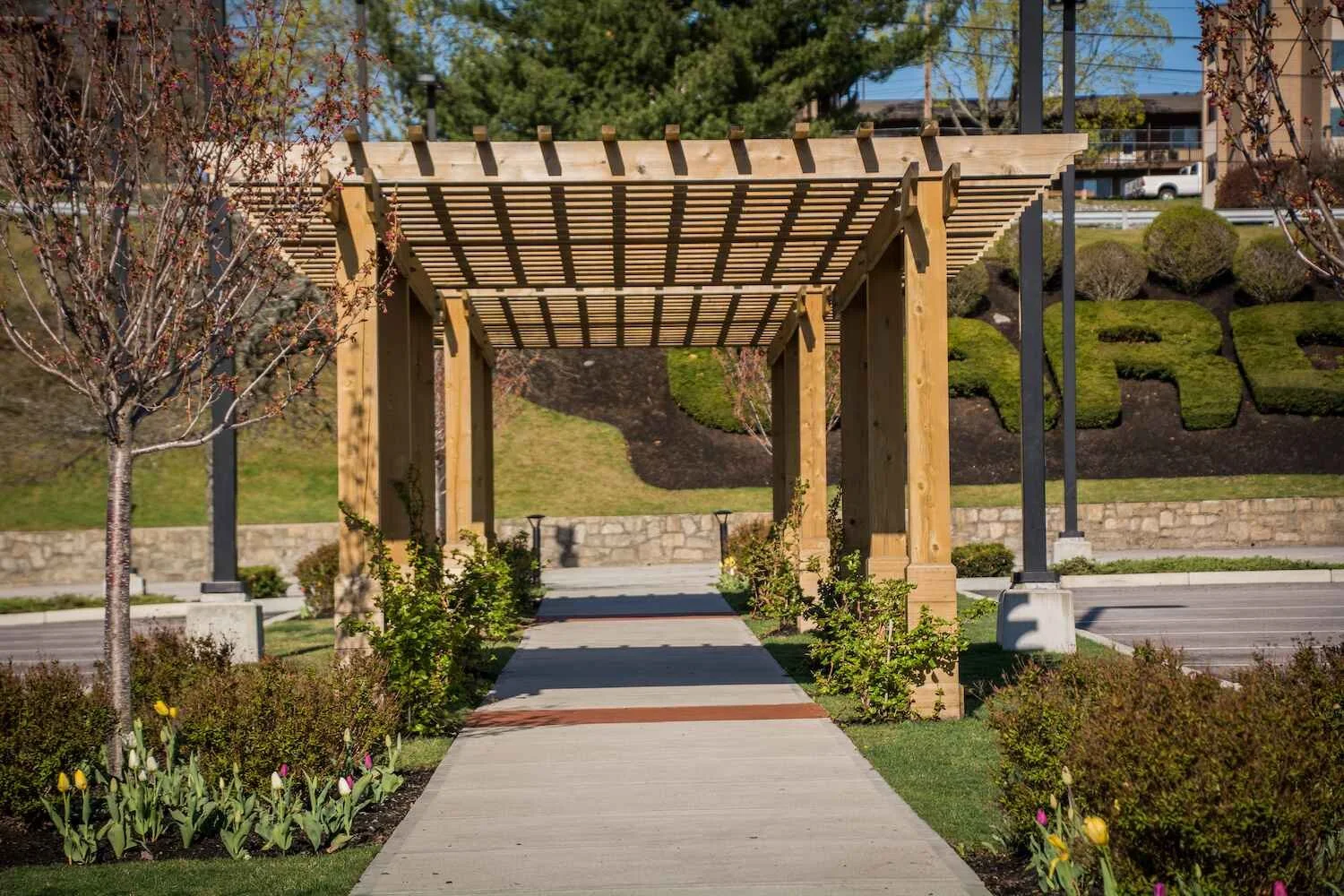 A Commercial Pergola in Westchester County, NY
