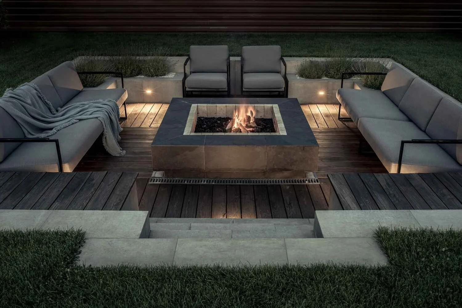 Commercial Outdoor Fire Pit in Westchester County, NY