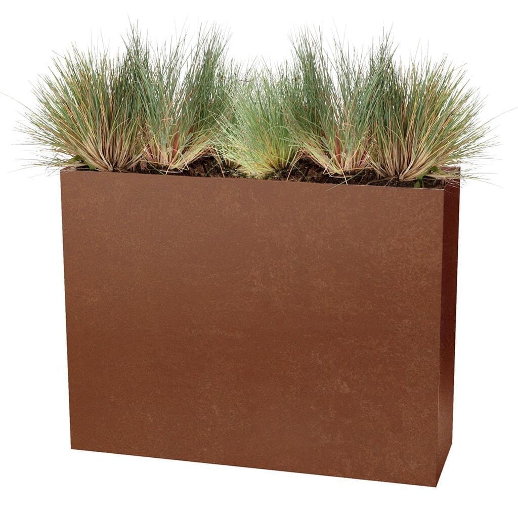 Modern_Elite_Divider_Planter_Corten