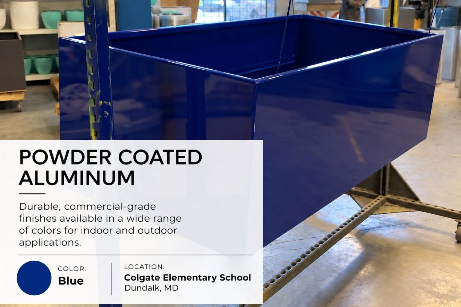 Blue on Aluminum Planter by PureModern.jpg