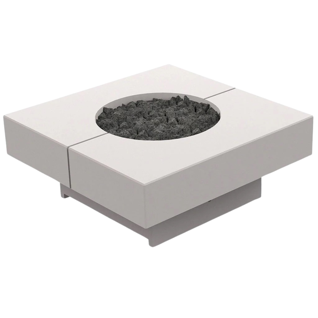 Modern Square Concrete Fire Table