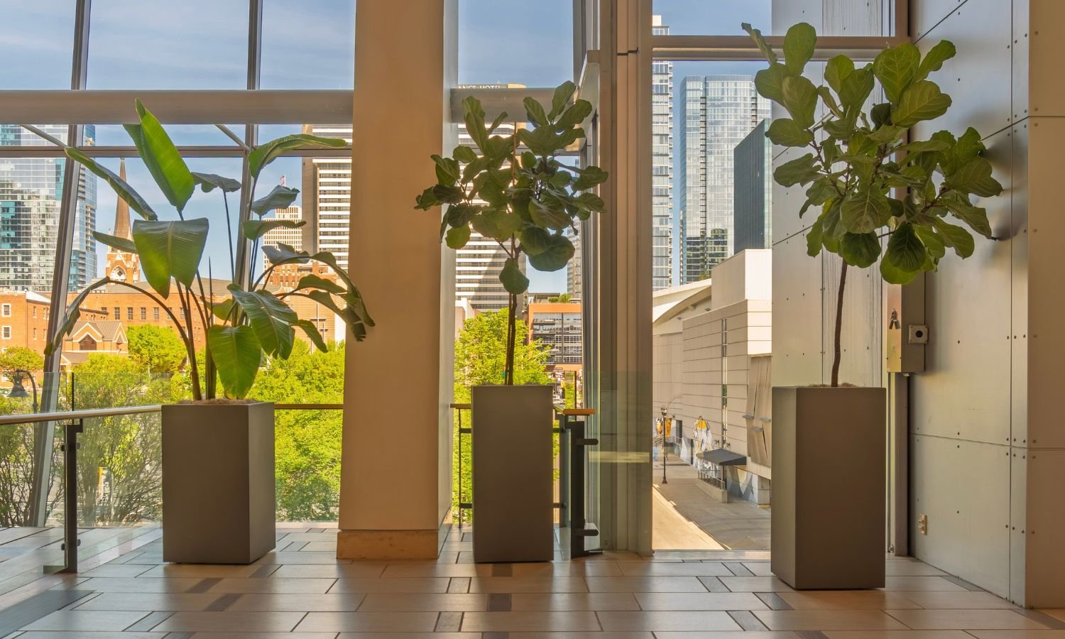 PureModern Custom Planters at Music City Center Nashville TN