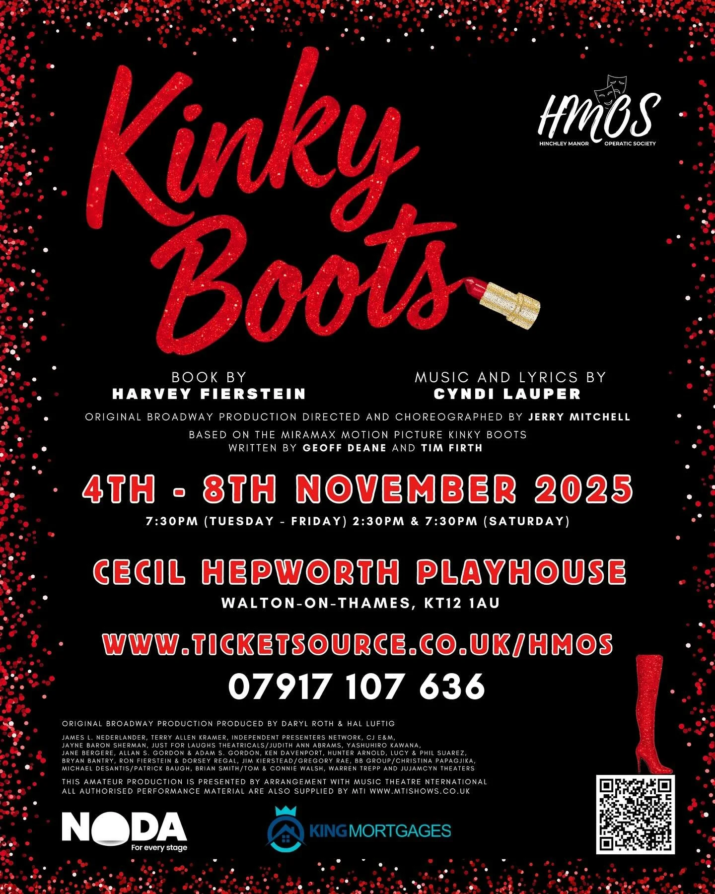 📣 THE KINKY BOX OFFICE IS OFFICIALLY OPEN! 📣

&lsquo;YOU CHANGE THE WORLD WHEN YOU CHANGE YOUR MIND!&rsquo;

Get ready for a night of fabulous fun,
fierce fashion and feel-good music! 🎶👠

Based on a true story and featuring a joyous, high-energy 