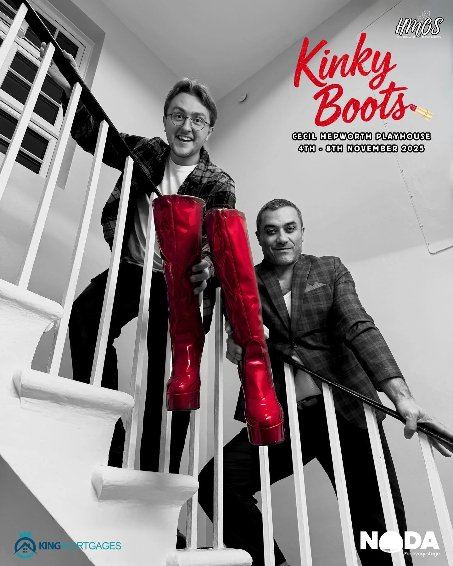Just over 3 weeks to go until we hit the stage! 👠💋

Get ready for a feel-good, high-heeled night out you won&rsquo;t forget! 💃🏽✨

HMOS are bringing the smash-hit musical Kinky Boots to life &mdash; packed with heart, humour, and show-stopping son