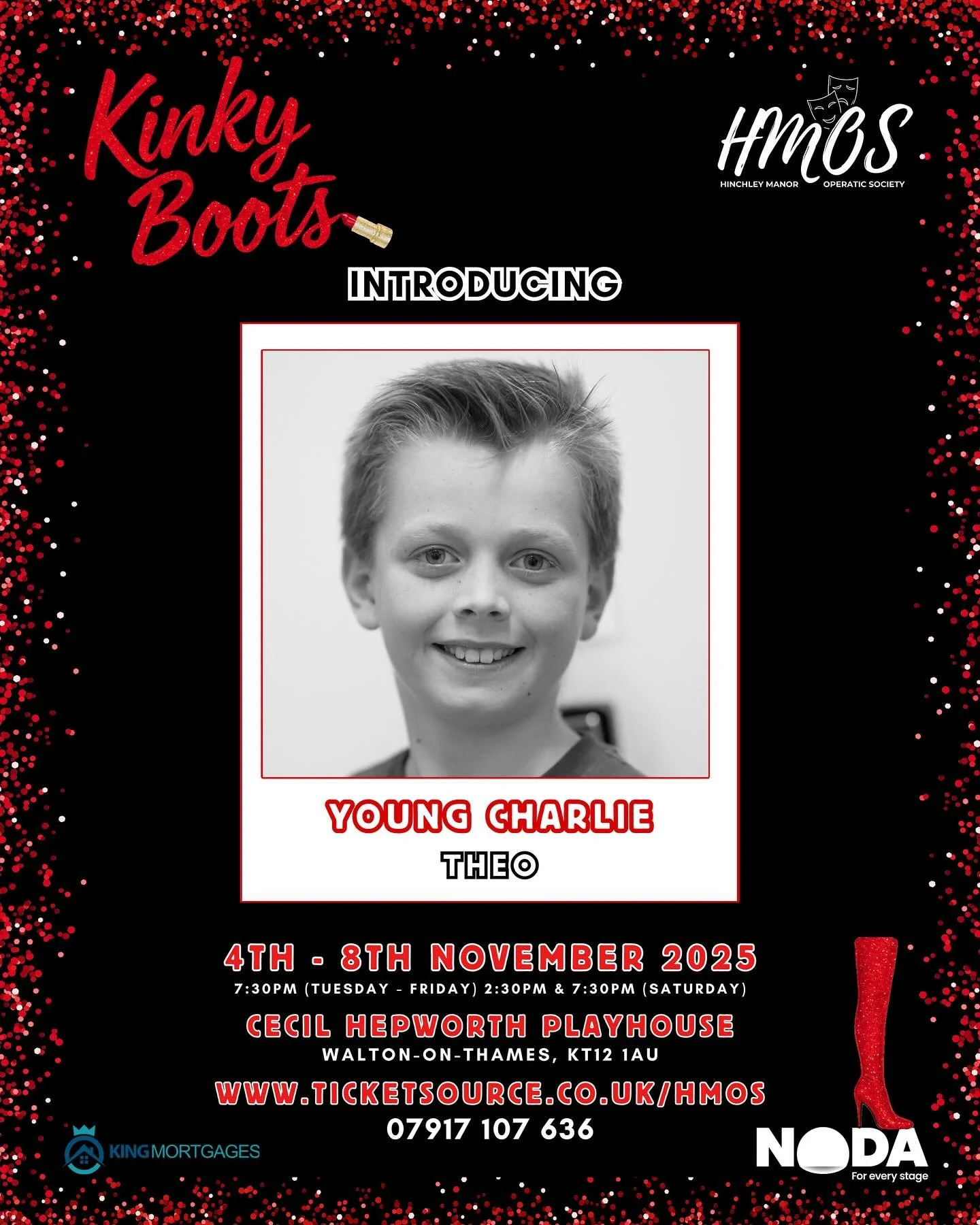 ✨ It&rsquo;s time to meet our youngest stars! ✨

Meet Theo, one of our Young Charlies. This is Theo&rsquo;s very first show, following in his parents&rsquo; footsteps, and he&rsquo;s already filling the rehearsal room with heart, energy, and sparkle!