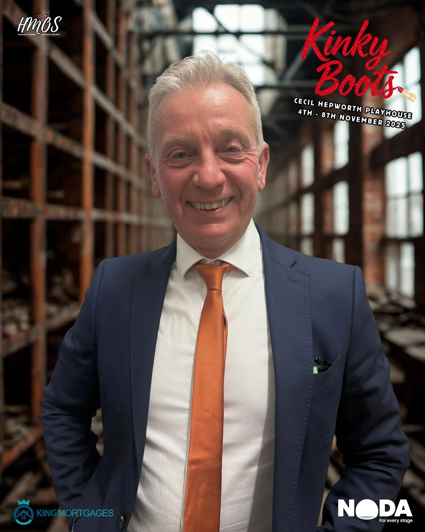 Less than 3 weeks to go until we hit the stage! 👠✨

The countdown is on &mdash; and we&rsquo;re delighted to have Robert Gadd in our HMOS family for his debut performance as Mr. Price in &lsquo;Kinky Boots&rsquo;! ❤️

Stepping into the world of Pric