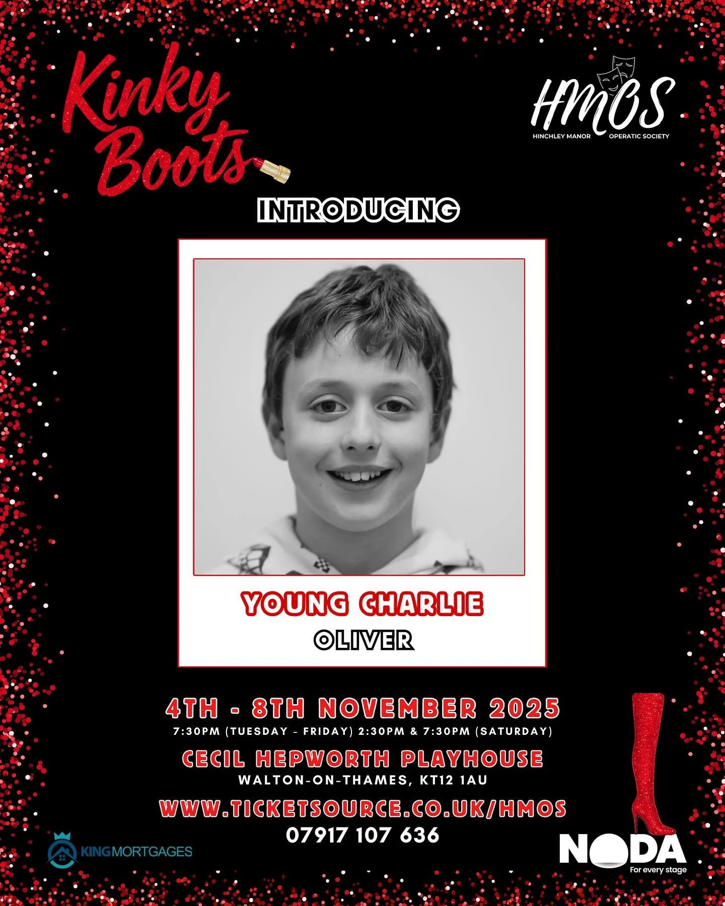 ✨ It&rsquo;s time to meet another of our youngest stars! ✨

Meet Oliver, who plays Young Charlie. He&rsquo;s bringing all his energy, enthusiasm, and charisma to the role! Oliver is very busy rehearsing not only with us but also with @hattonmusicalth