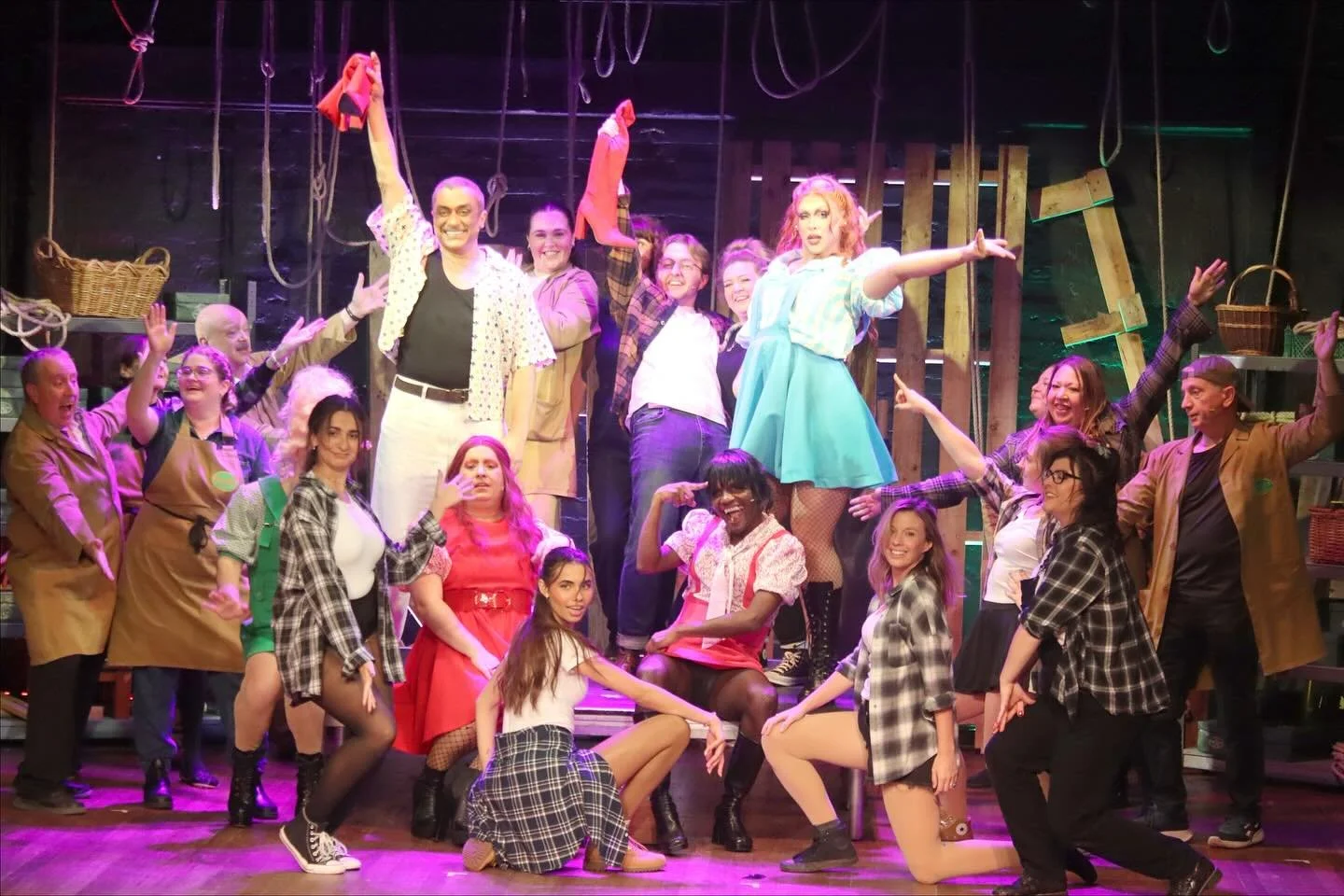 EVERYBODY SAY YEAH 🔥

⸻

📷 PHOTOGRAPHER - Alan Bostock
💡 LIGHTING - @ben_morrison_lighting_design | @bpg_event 
🎭 DIRECTOR - Maddie Hope Coelho
💃🏽 CHOREOGRAPHER - Della Bhujoo
🎶 MUSICAL DIRECTOR - Anisa Bharmal

⸻

#HMOSKinkyBoots #KinkyBoot