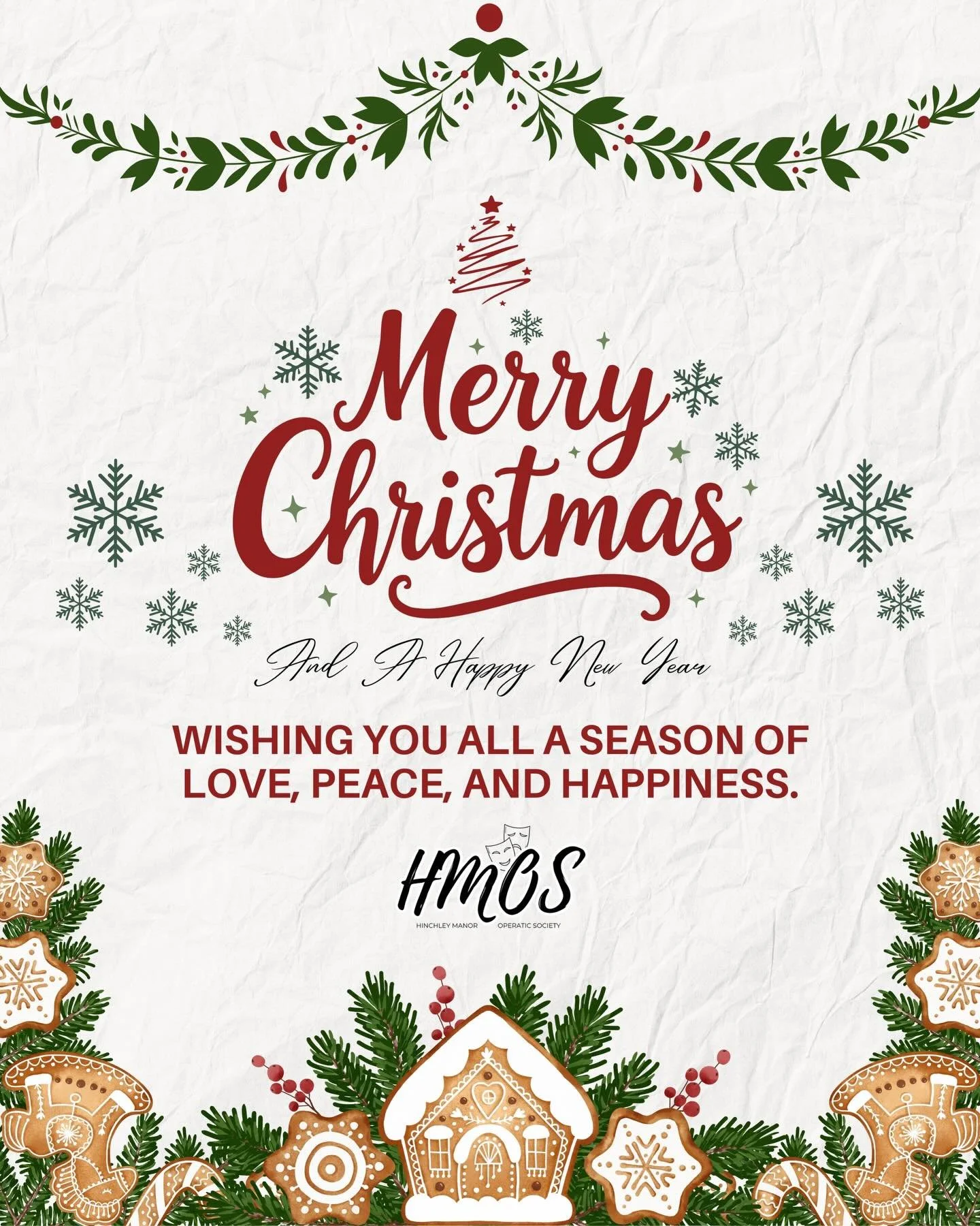 🎄✨ MERRY CHRISTMAS from HMOS ✨🎄

Wishing all our wonderful HMOS members and families a very Merry Christmas and a happy, healthy New Year ❤️

Thank you for your commitment, creativity and community spirit this year &mdash; whether you&rsquo;re on s