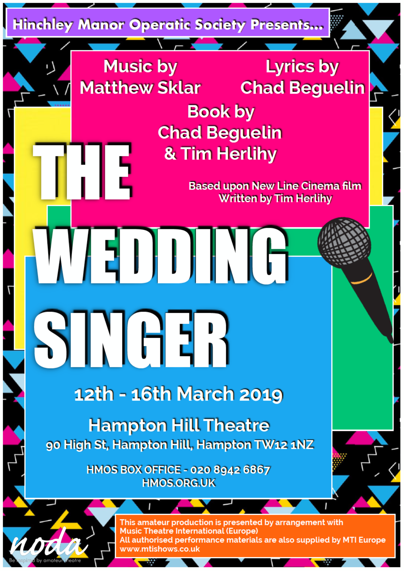 THE WEDDING SINGER - 2019