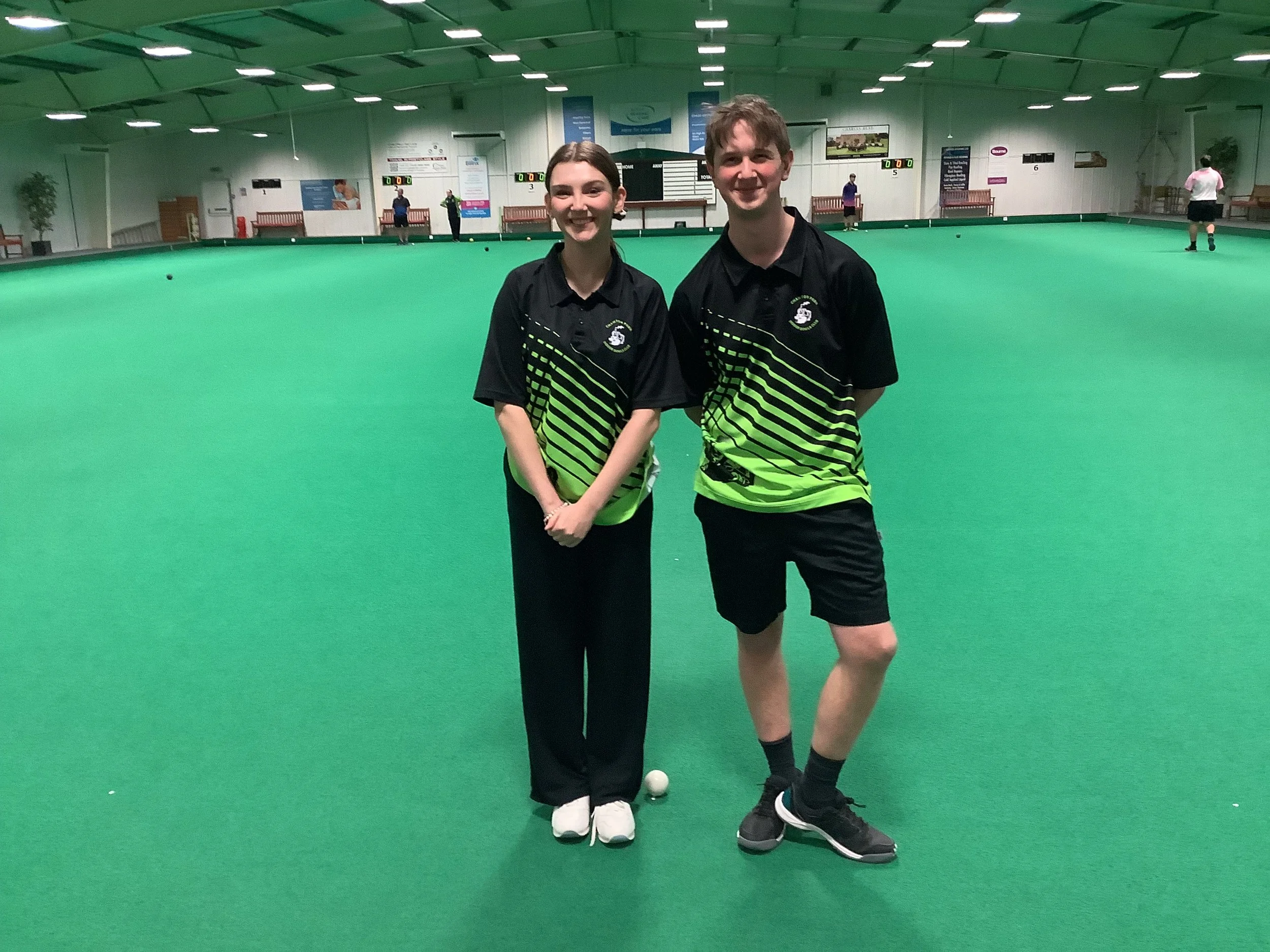 Mixed U18 Singles Mollie Brand & Luke May (Winner)