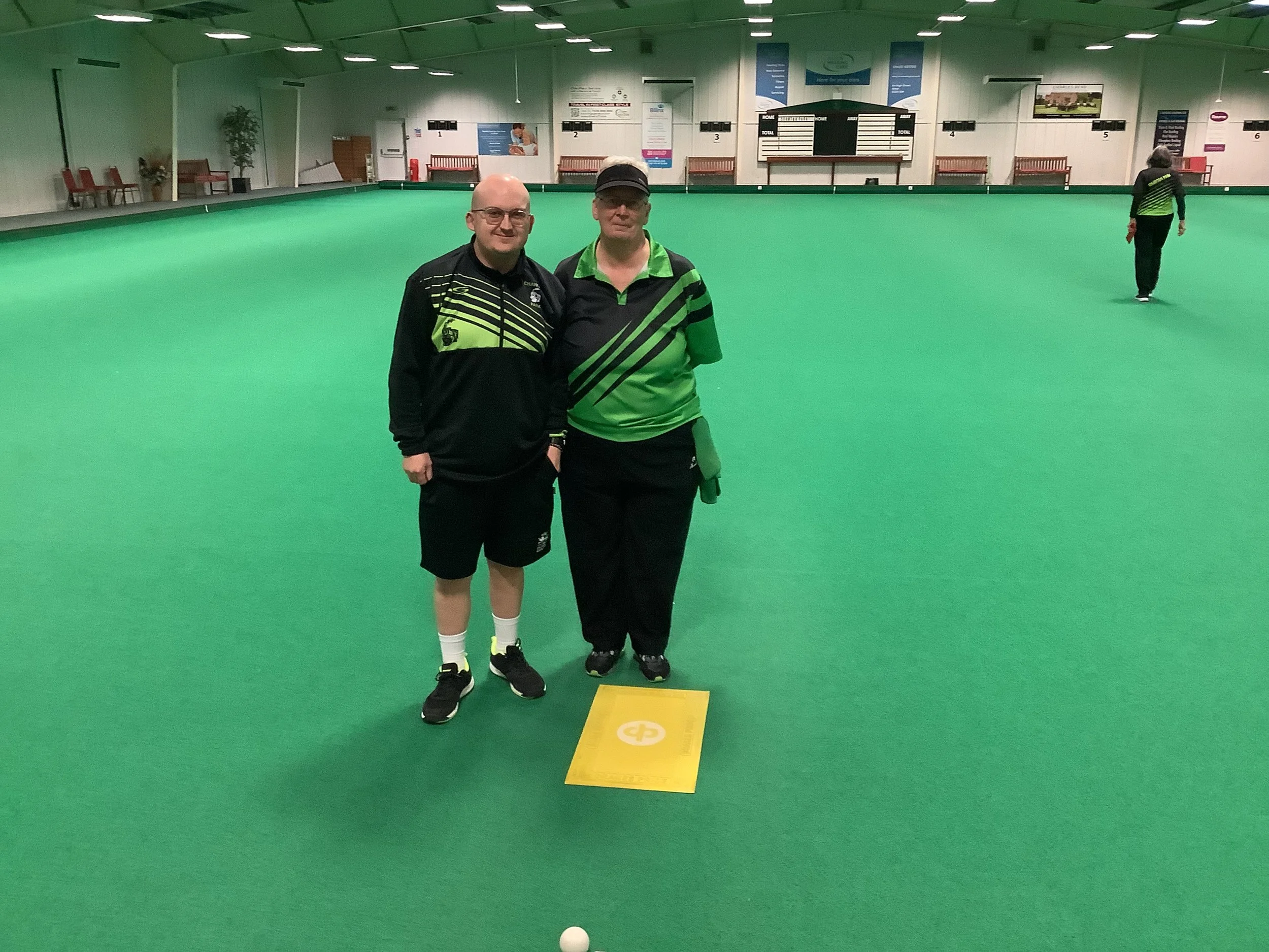 Mixed Pairs Finalists - Danny Brown & Janet Williamson