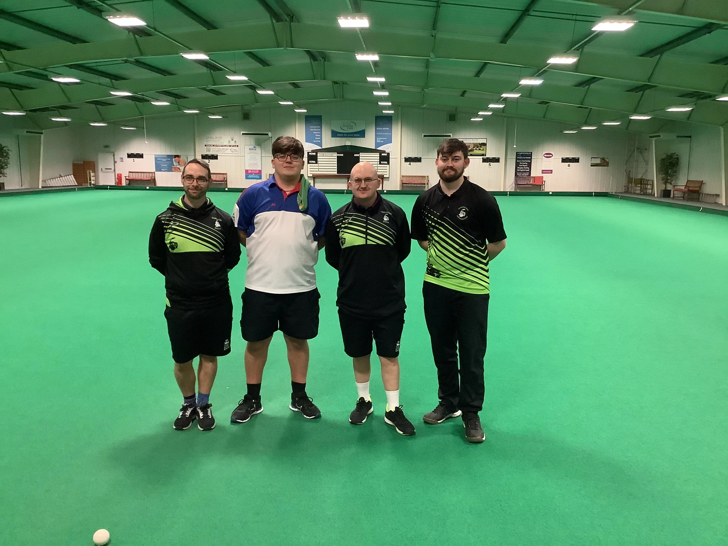 Men's Fours Winners - Dom Flannigan, Reece Graham, Danny Brown & Ashley Nethercliffe