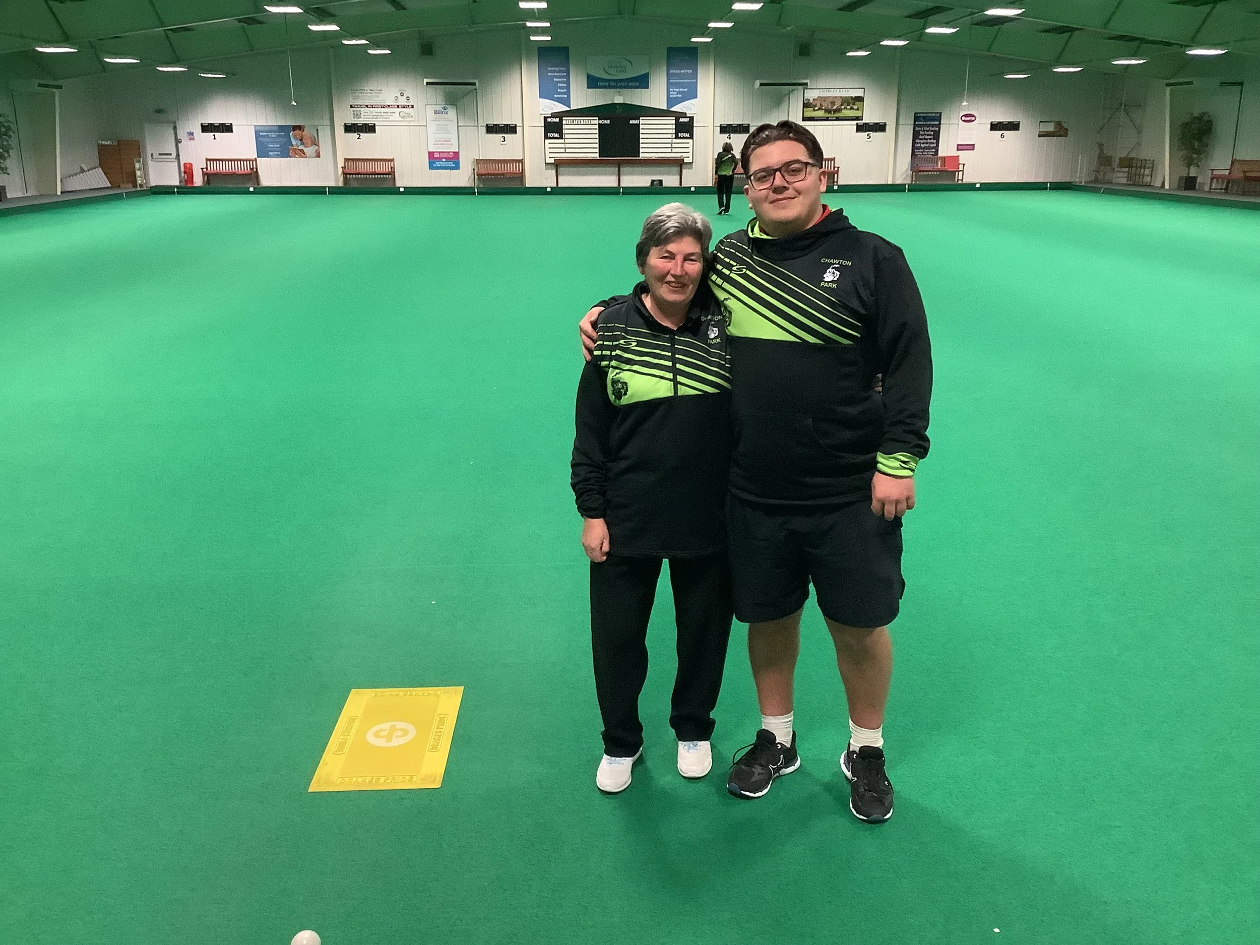 Mixed Pairs Winners - Margaret Holden & Reece Graham