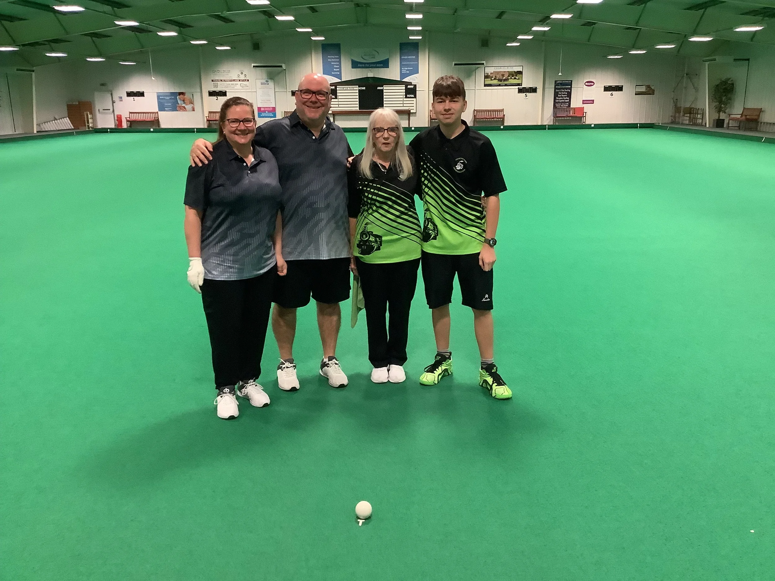 Mixed Open Novice Pairs Finalists - Rachel & Chris Nicholls (Winners) & Angie Knight & Oskar Olejarka