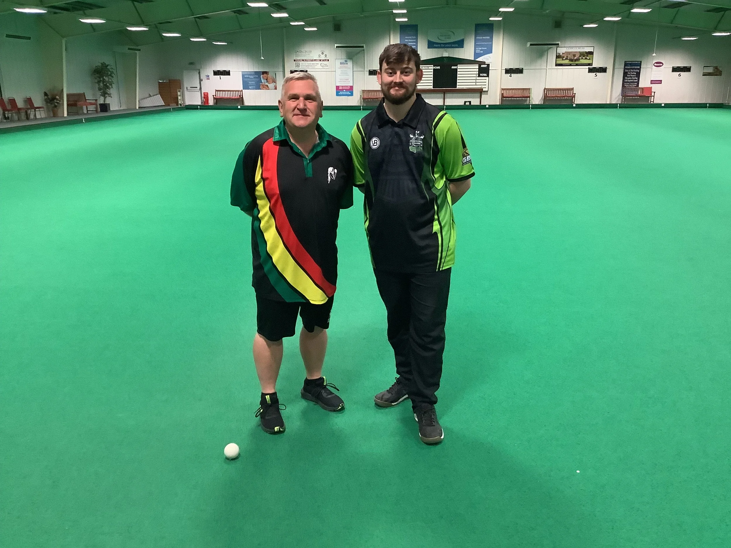 Men's Singles Finalists - Leo May & Ashley Nethercliffe ( Winner)