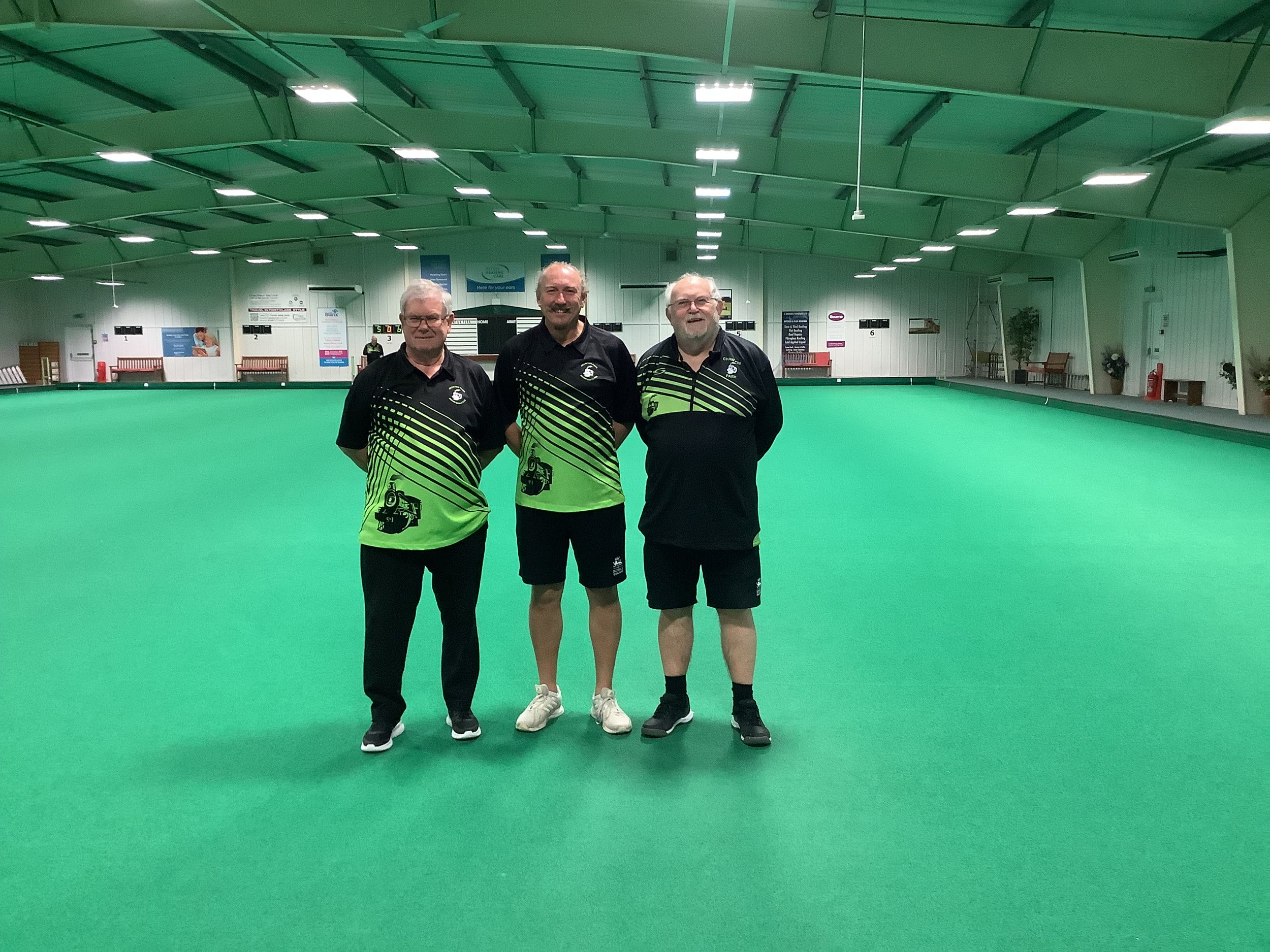 Men's Triples Finalists - Dave Atwell, Simon Greenwood & Basa Smith