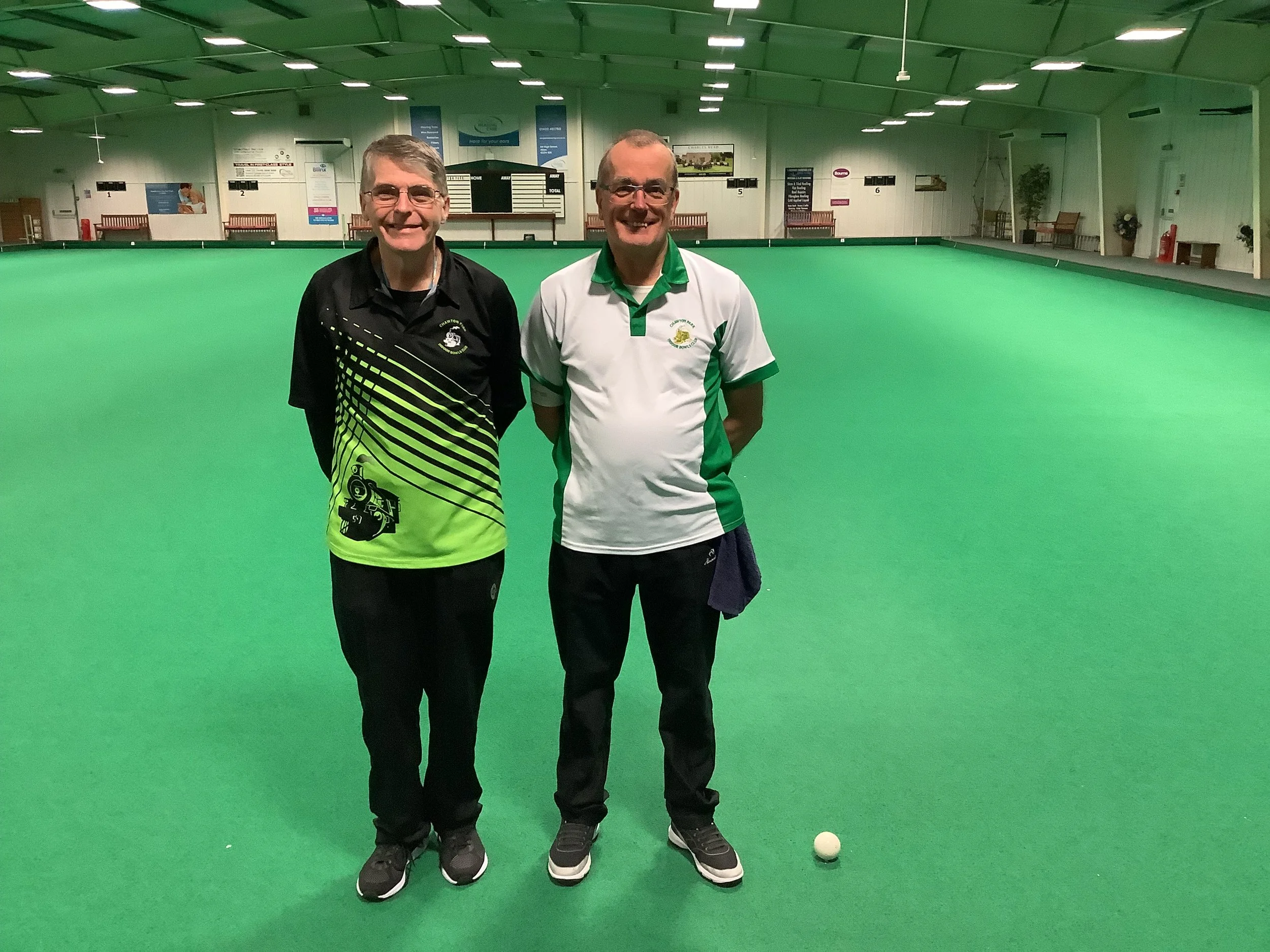 Open Singles Finalists John Blair & David Sims ( Winner)