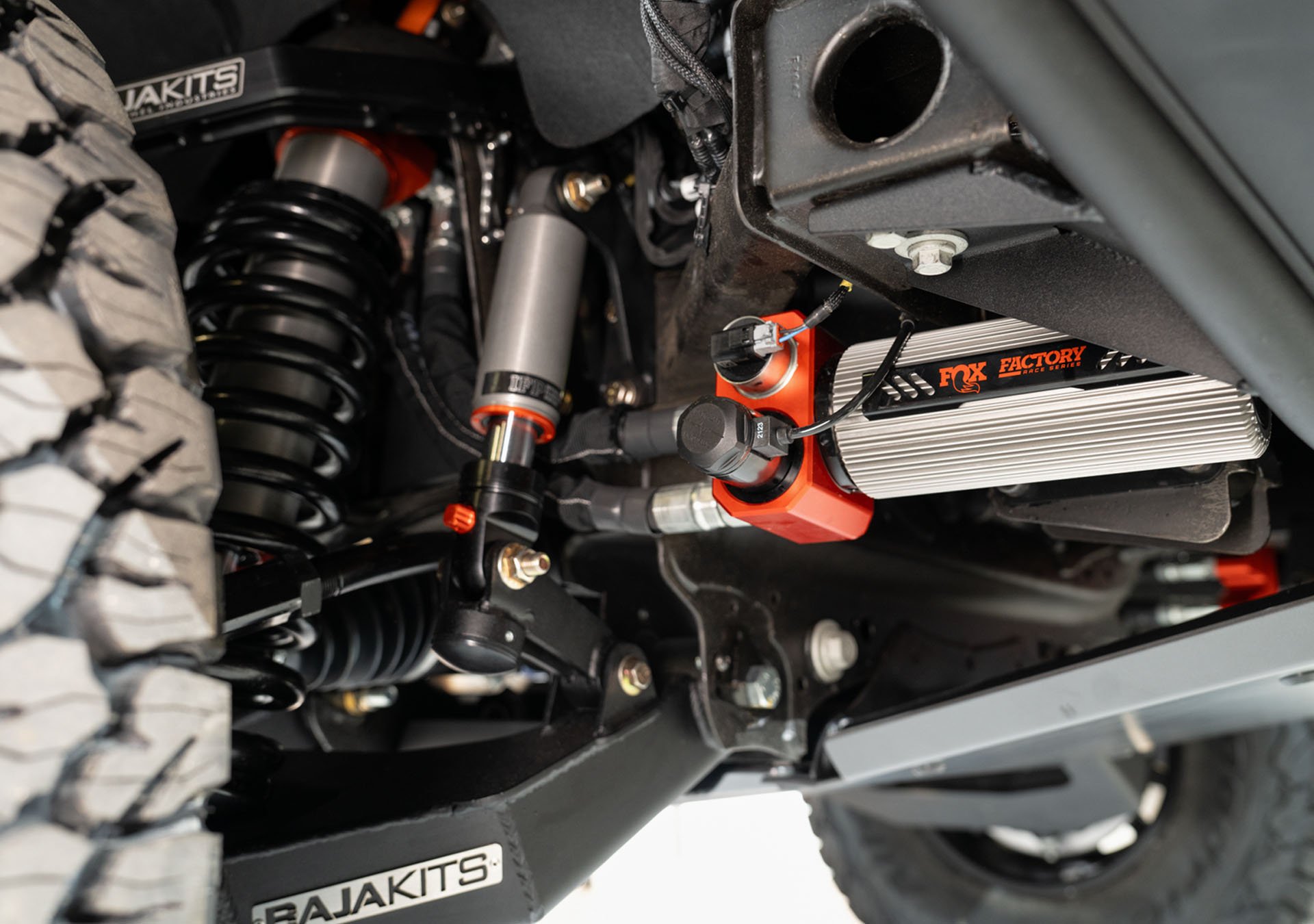 FOX 3.2 Factory Race Series Internal Bypass Live Valve Coil-Overs w/ Finned Recirculating Reservoirs