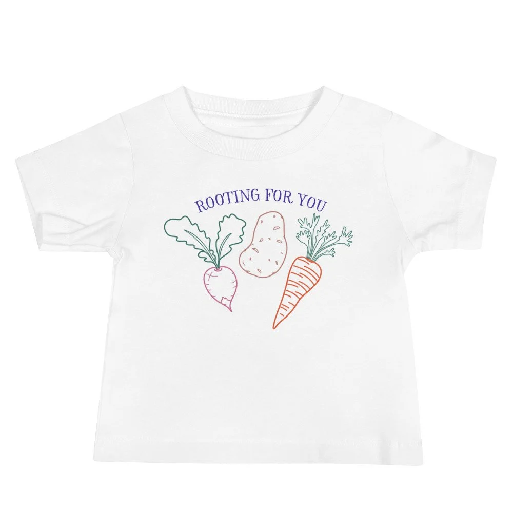 rooting for you - baby/toddler - bella + canvas® cotton tee