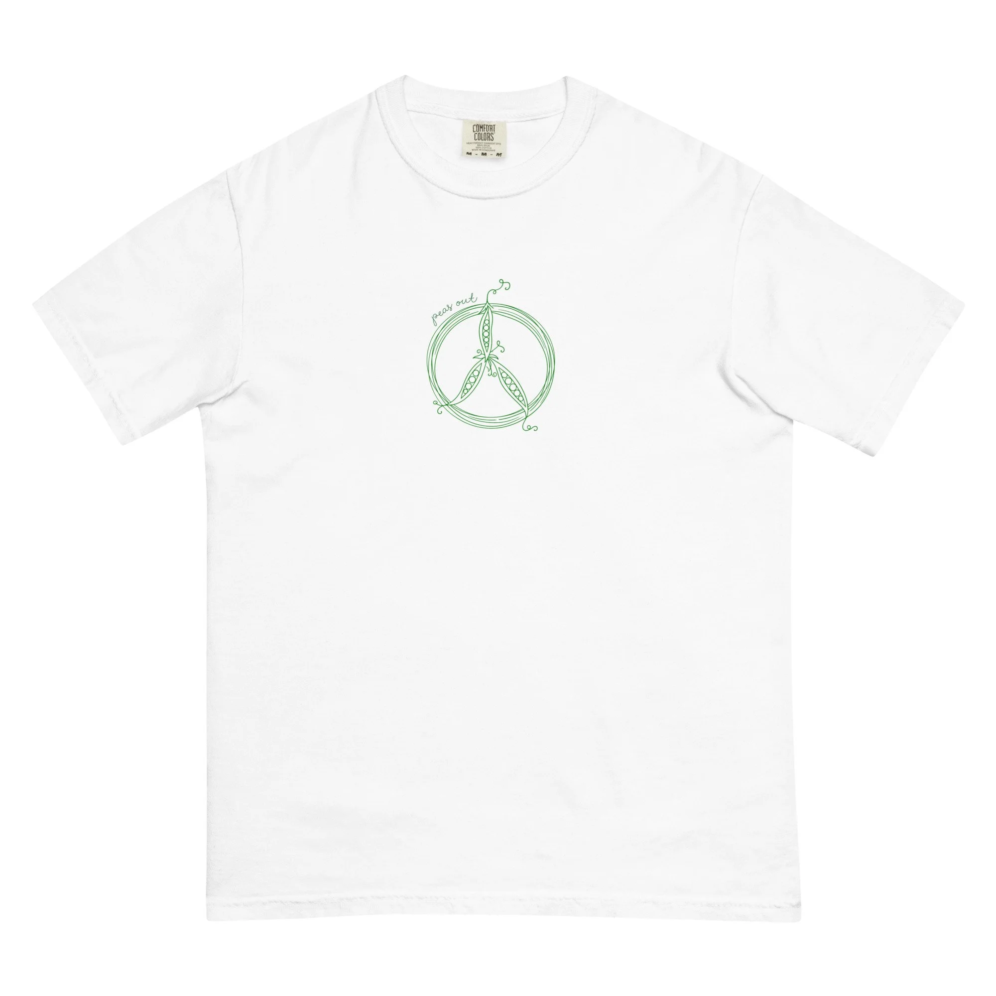 peas out - adult - comfort colors® cotton tee