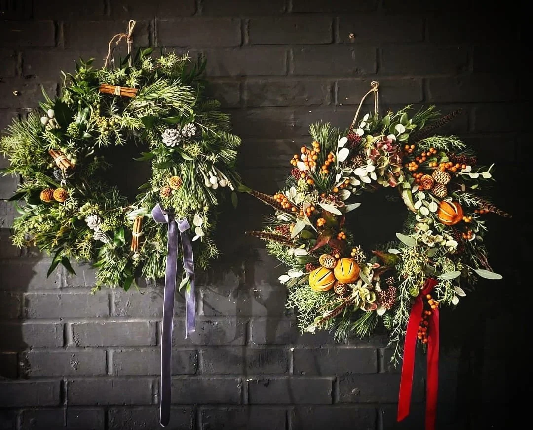 wreath making