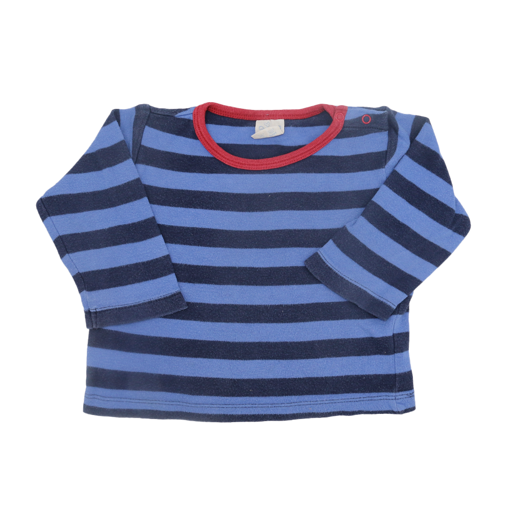 Alana Langarmshirt Blau gestreift 80