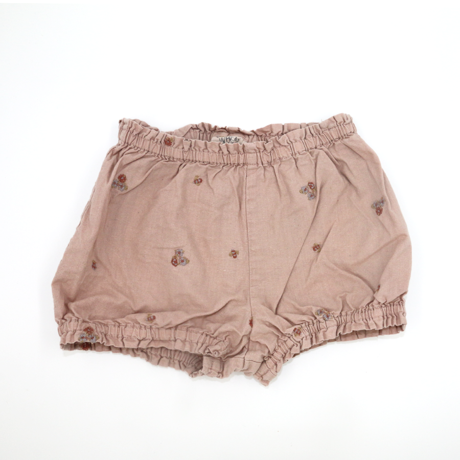 Wheat Shorts Braun Blümchen 92