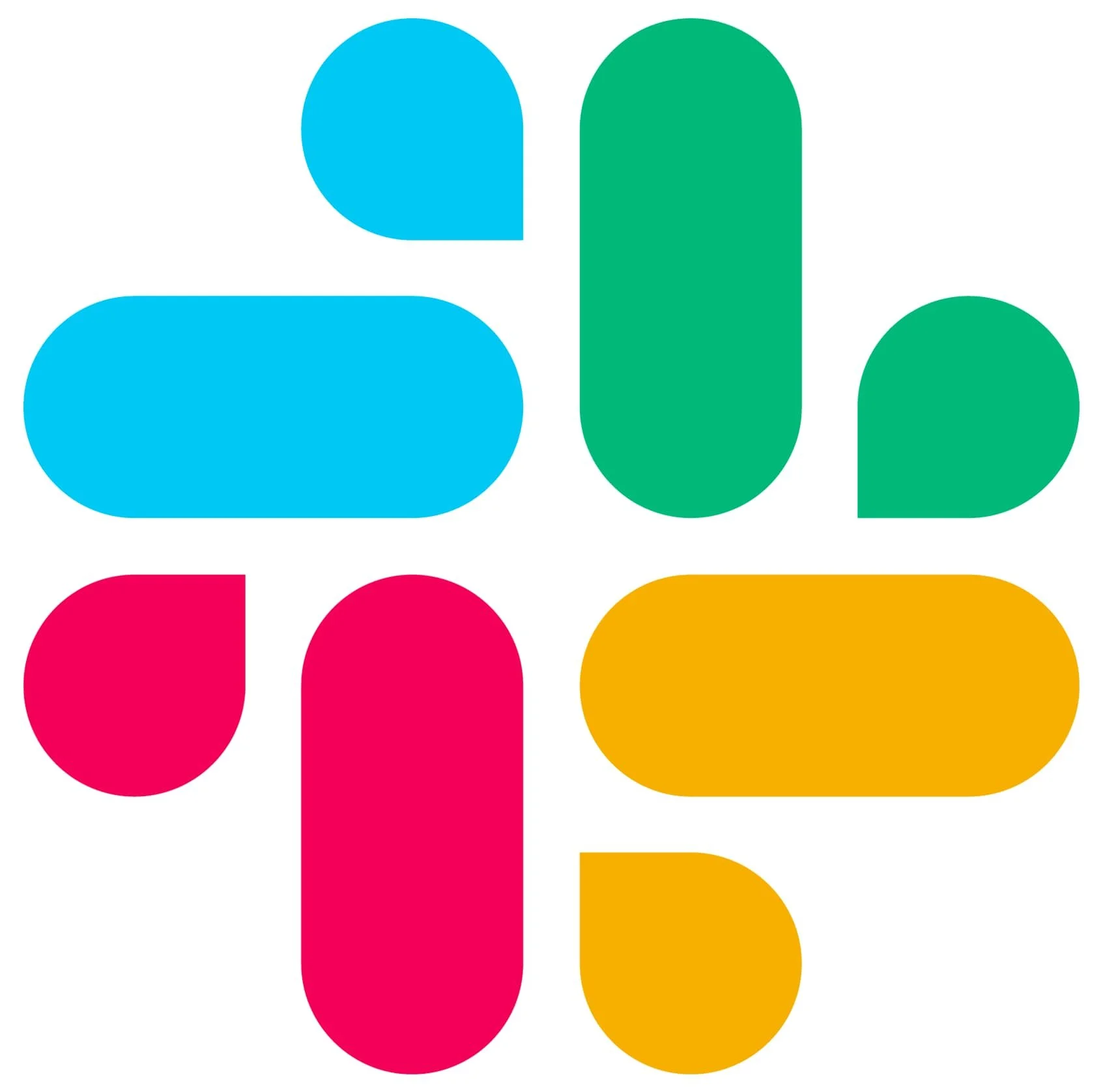 Slack logo with colorful overlapping shapes
