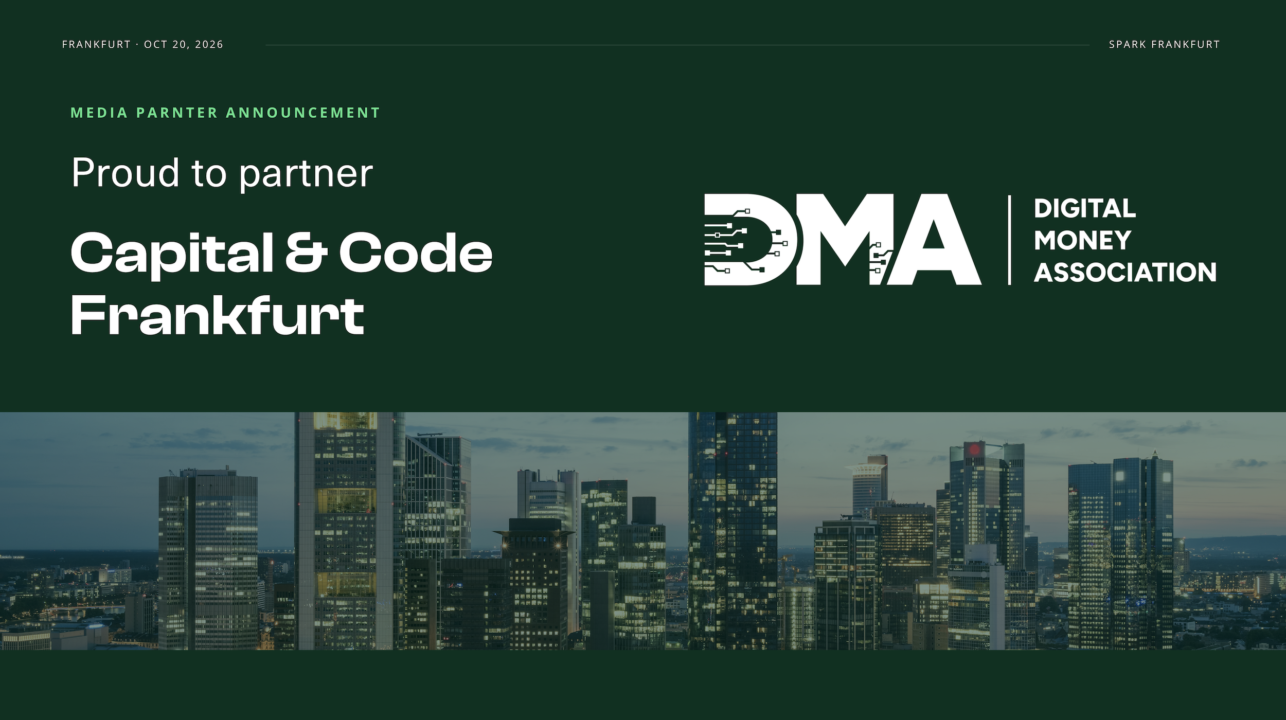 Digital Money Association Joins Capital &amp; Code 2026 as Media &amp; Network Partner