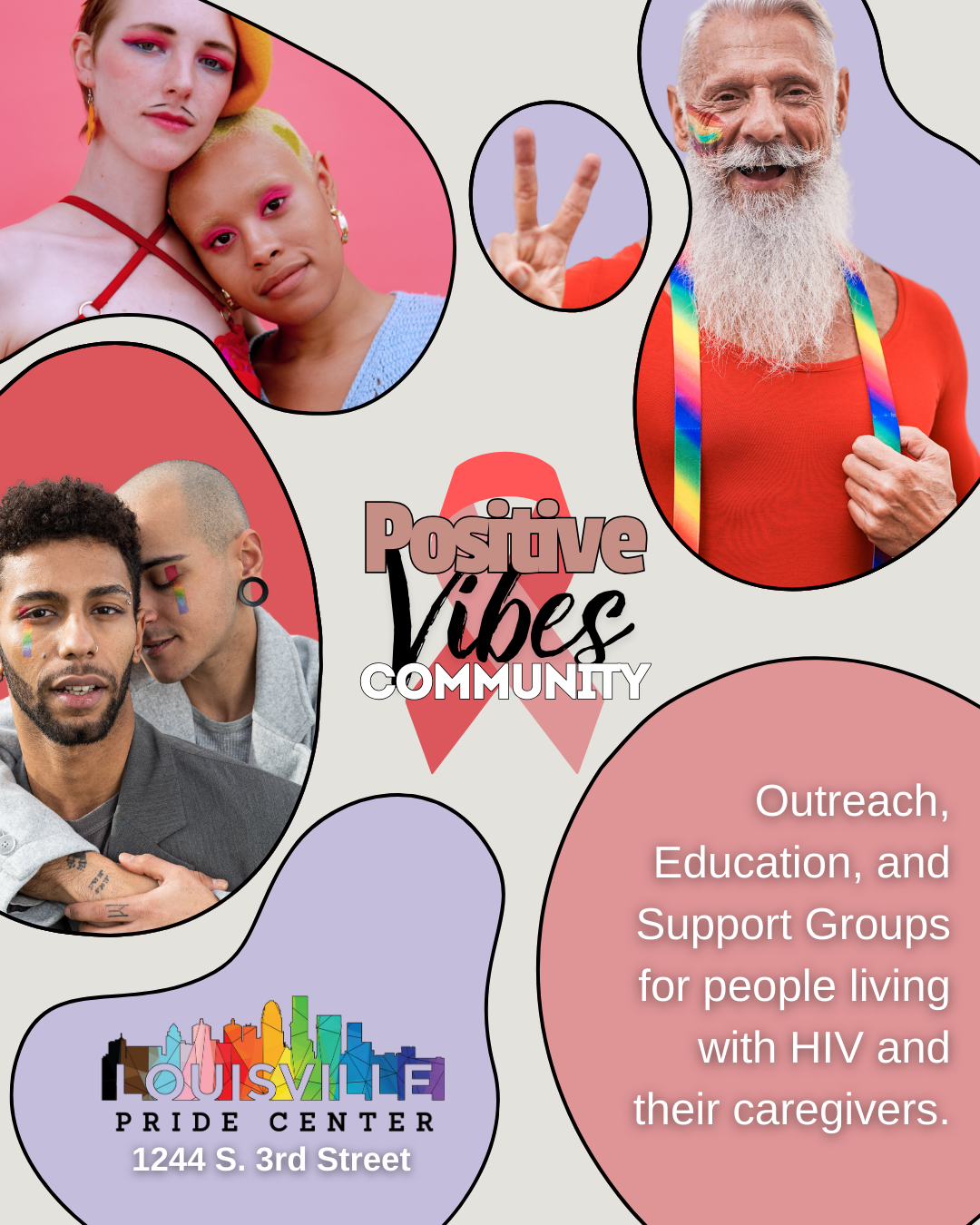 Louisville Pride Center Presents: Positive Vibes HIV Support Group