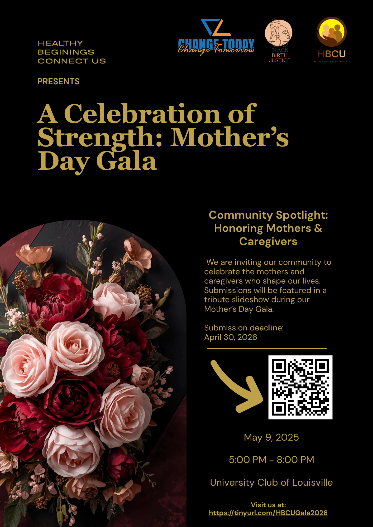 Healthy Beginnings Connect Us Presents: A Celebration of Strength: Mother’s Day Gala