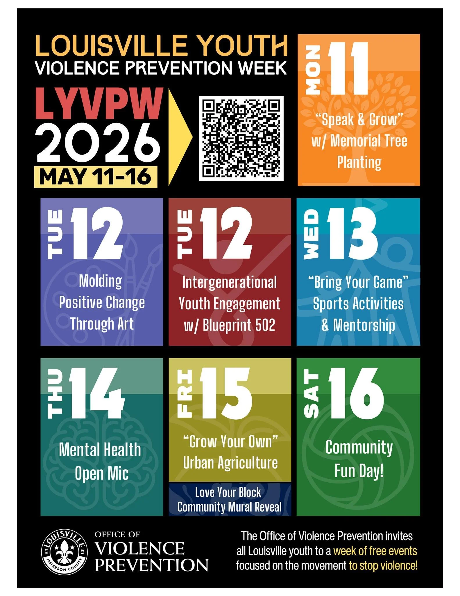 Louisville Youth Violence Prevention Week (LYVPW) 2026