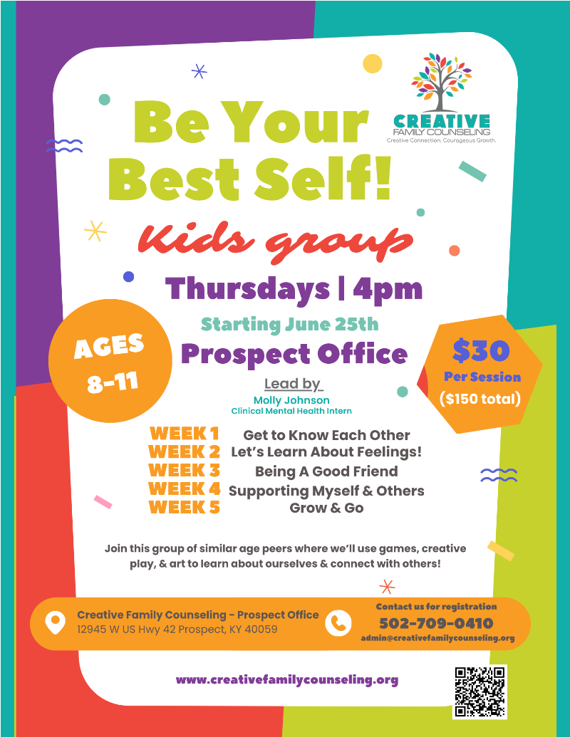Creative Family Counseling presents: Kids Group 