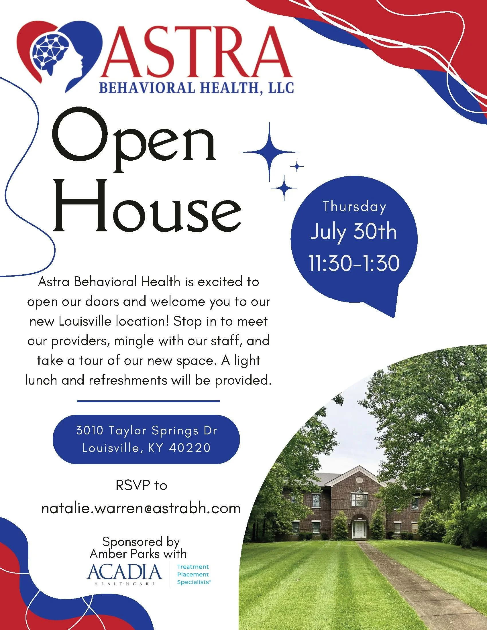 ASTRA Behavioral Health Louisville is having their Open House!