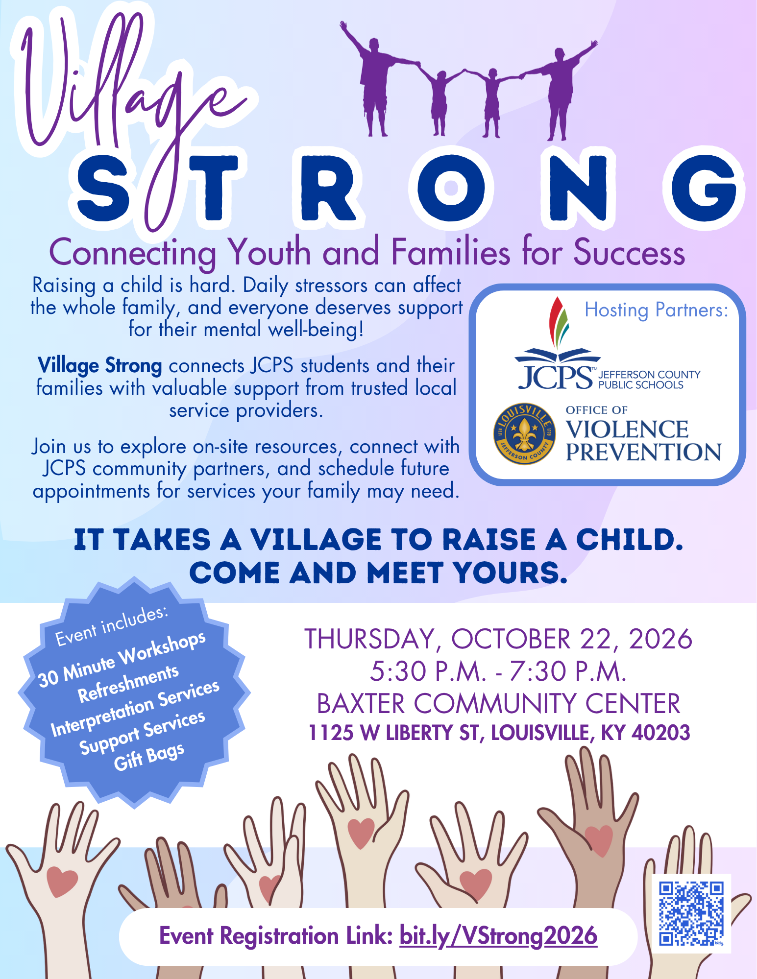 JCPS and The Office of Violence Prevention Presents: Village Strong