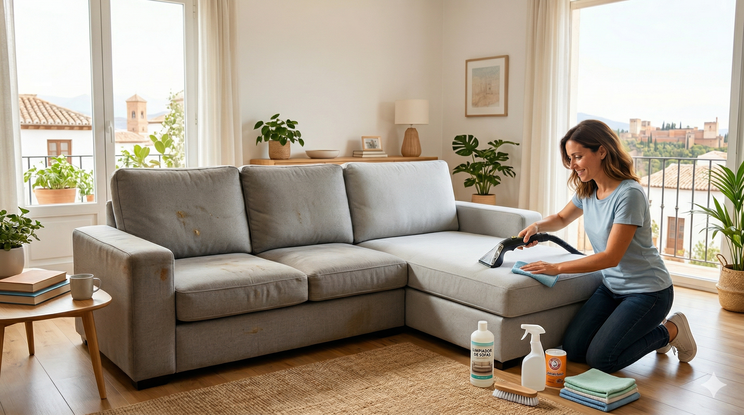 Cómo limpiar un sofá en casa: guía paso a paso para dejarlo como nuevo