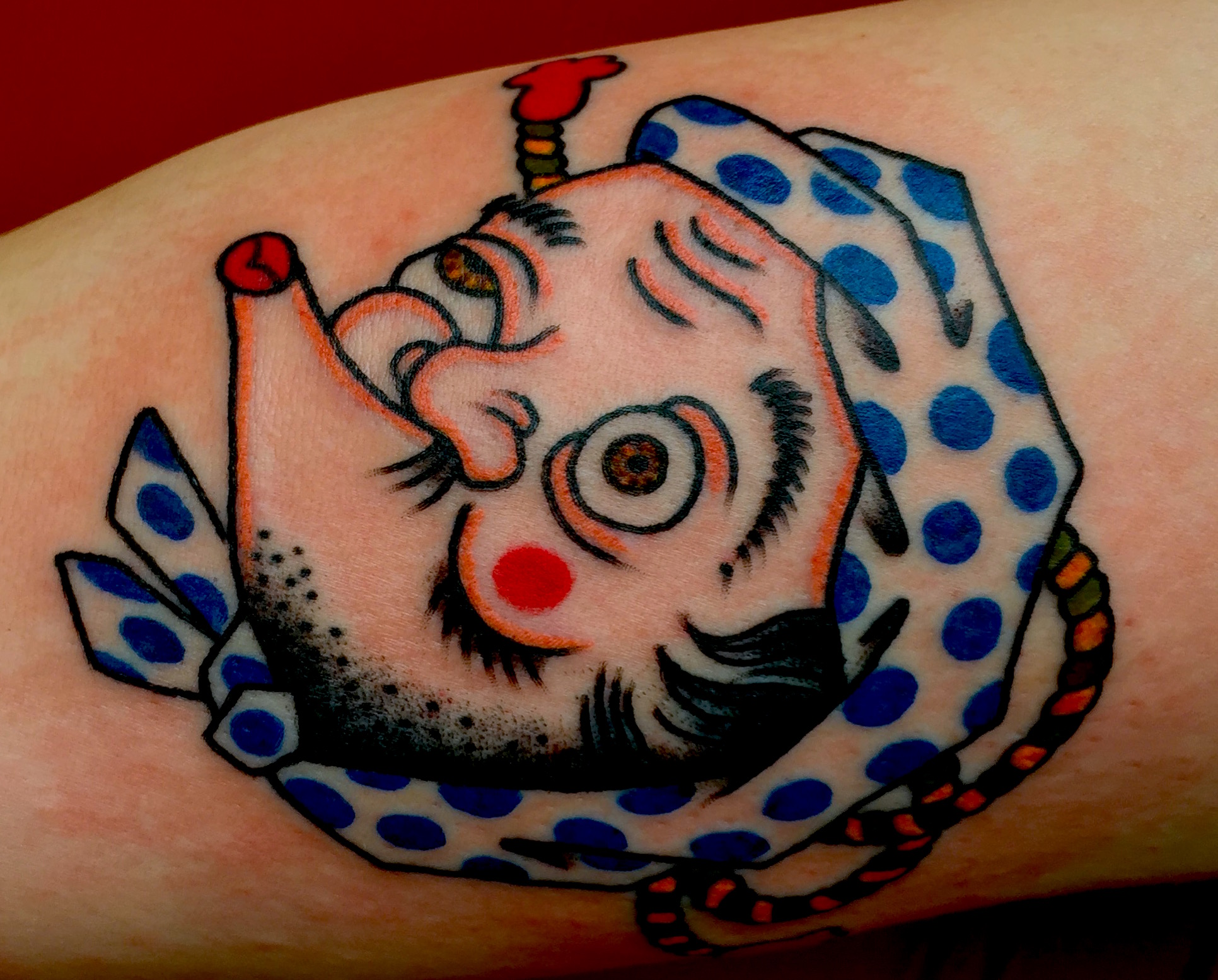 Japanese tattoo hyottoko scott ellis prague 