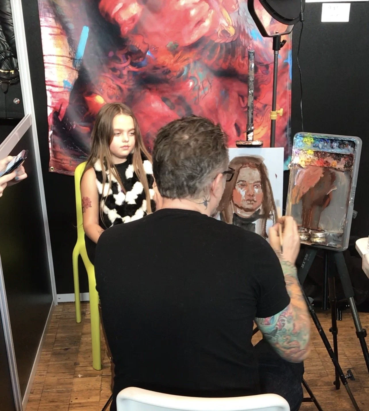 Shawn Barber painting me