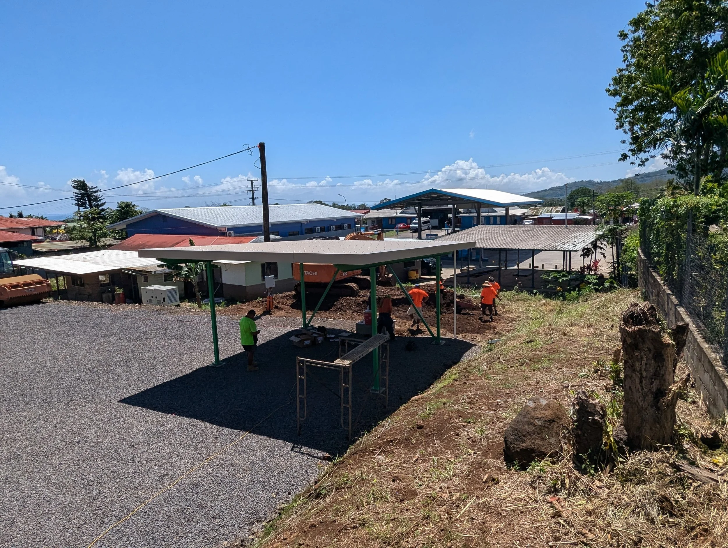 Solar Carport_Chargers Electric Vehicles_Samoa_Enviroearth