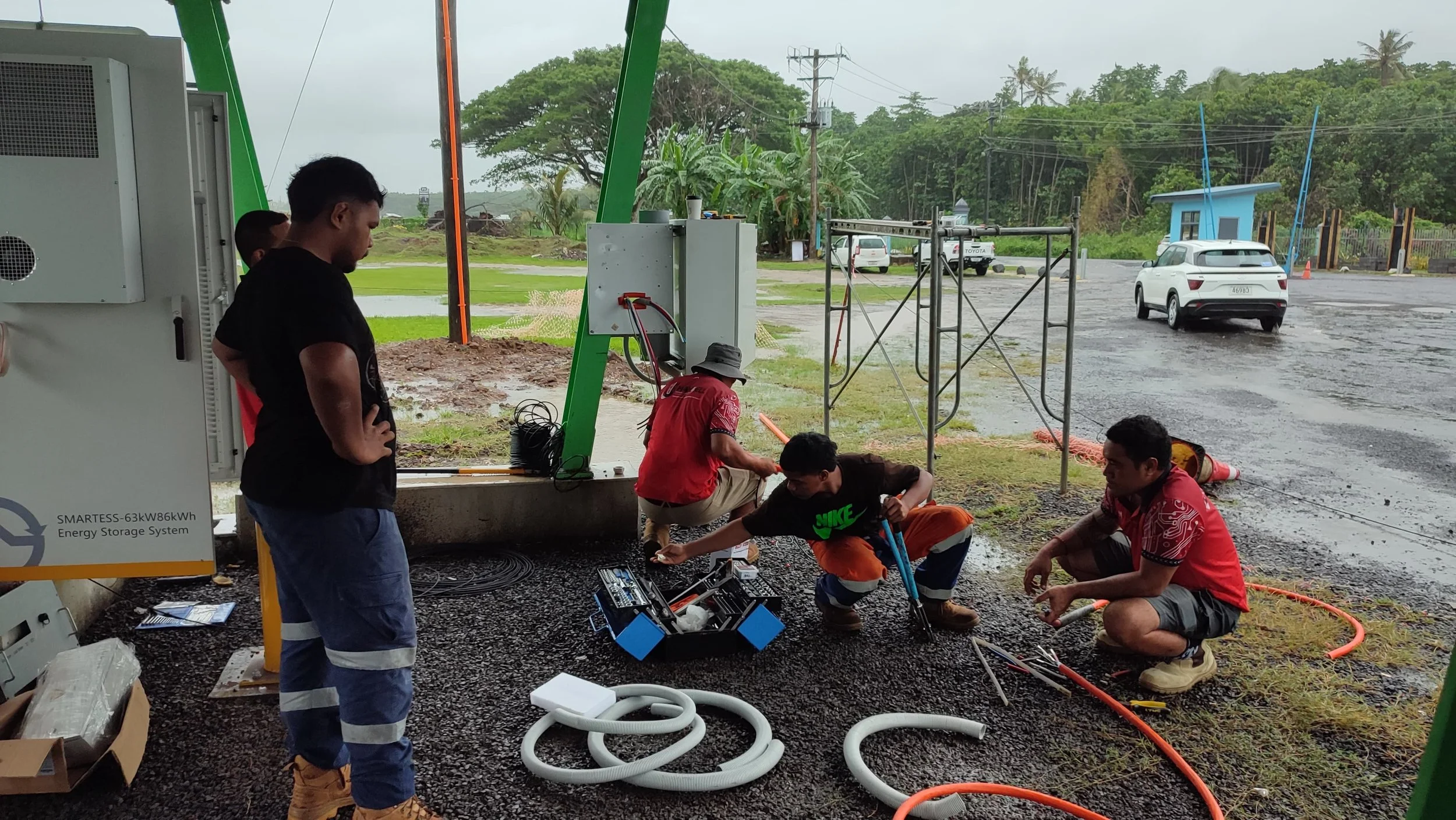 Solar Carport_Chargers Electric Vehicles_Samoa_Enviroearth