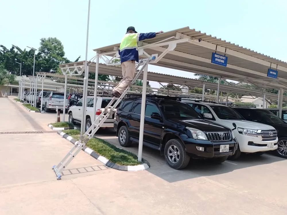 Solar power plant - parking structure_Zambia_Enviroearth