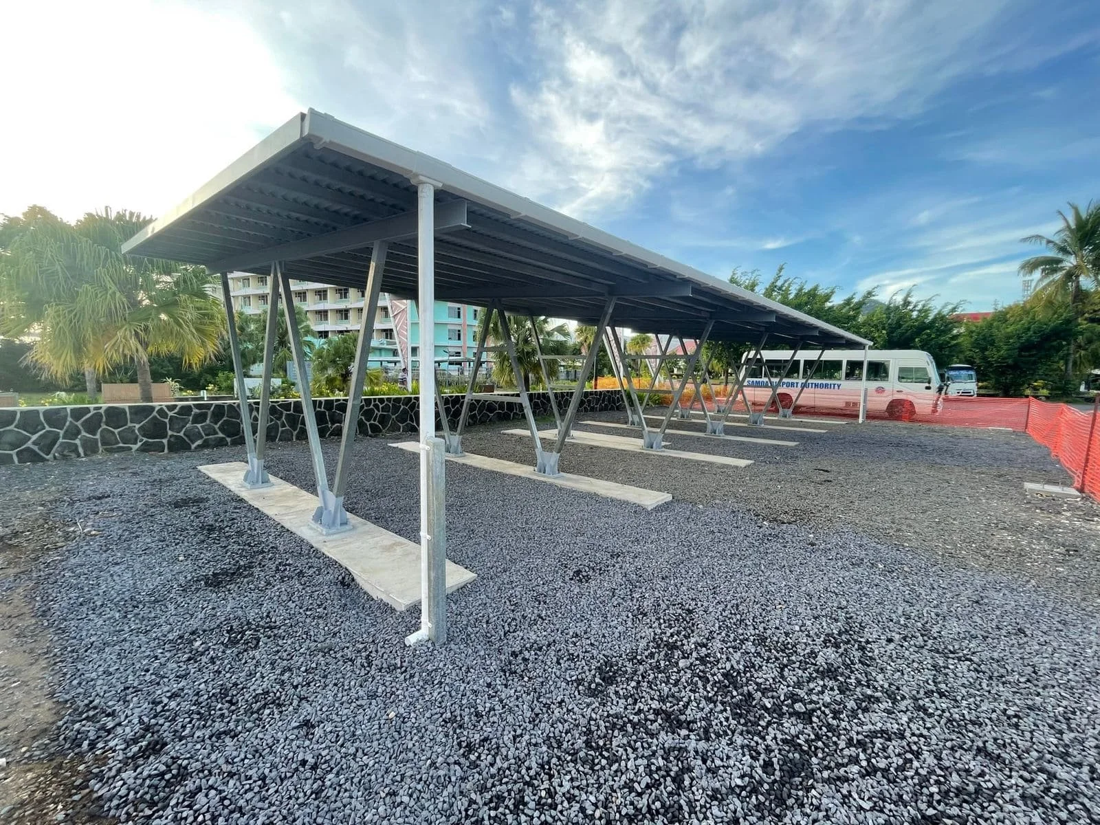 Solar Carport_Electric Vehicles_Samoa_Enviroearth