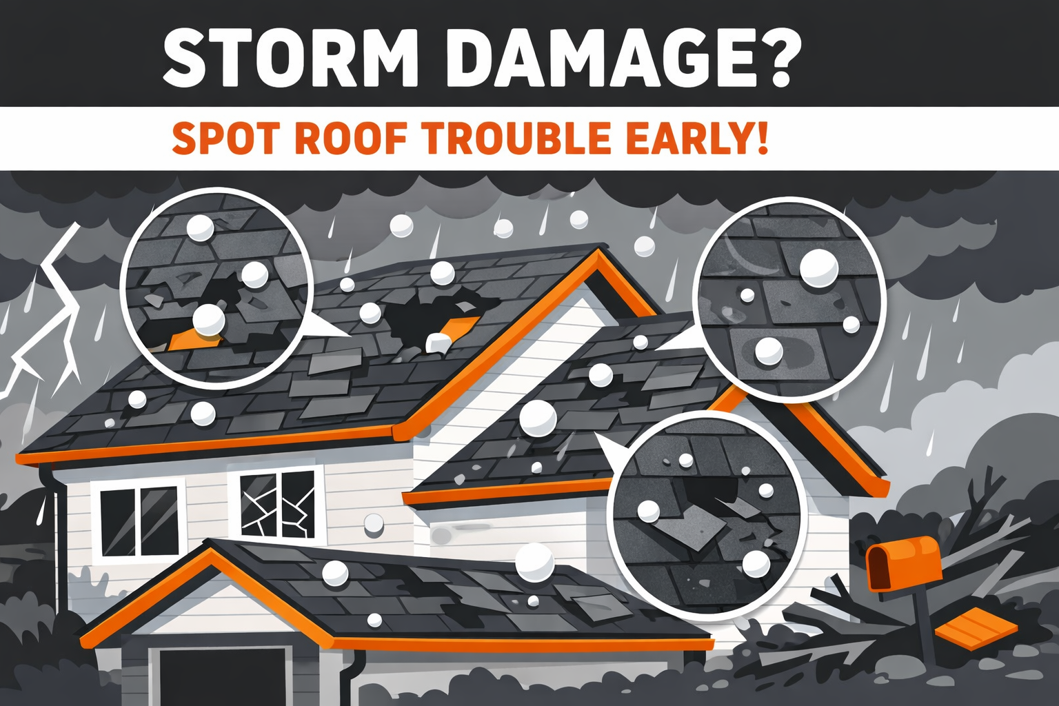 How to Identify Roof Damage After a Storm (Expert Guide to Storm Damage Roof Repair)