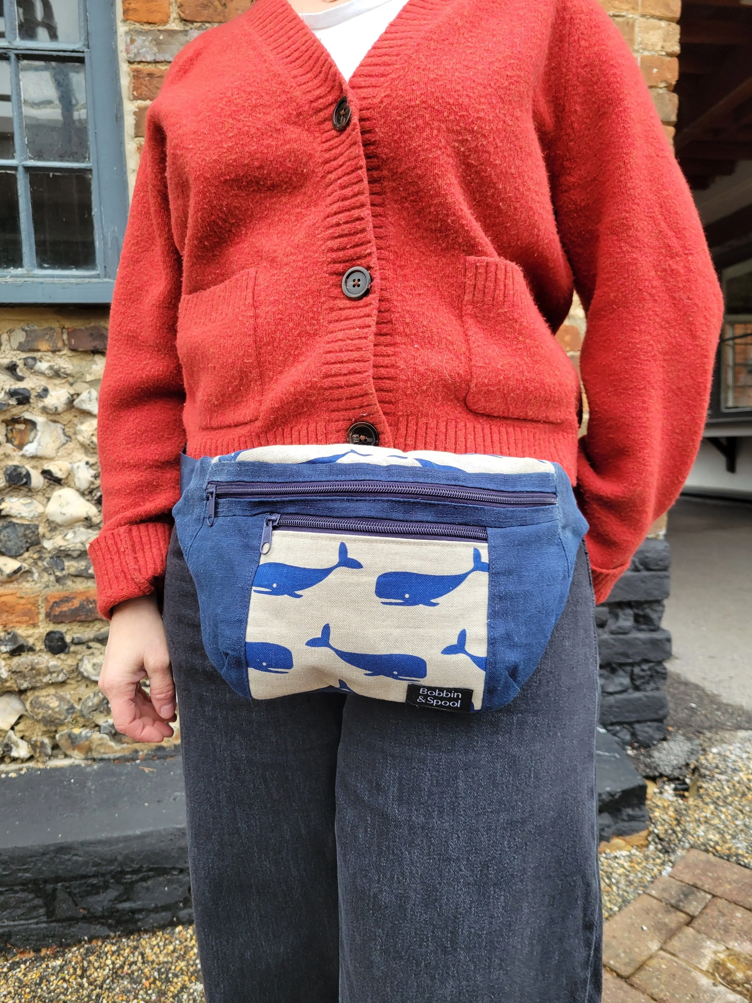Blue linen whale bum bag.jpg
