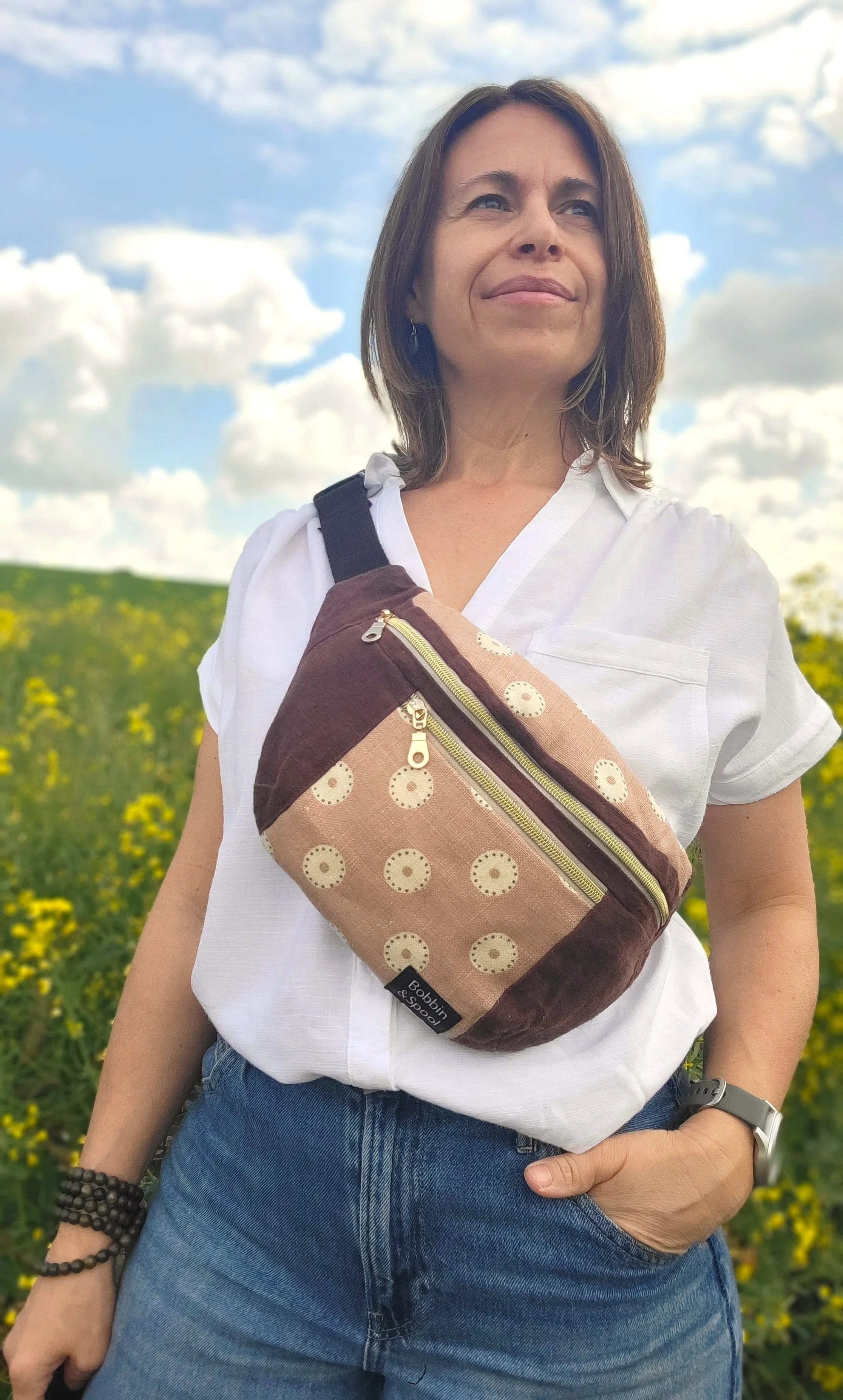 Brown-circles-bumbag-across-chest.jpg
