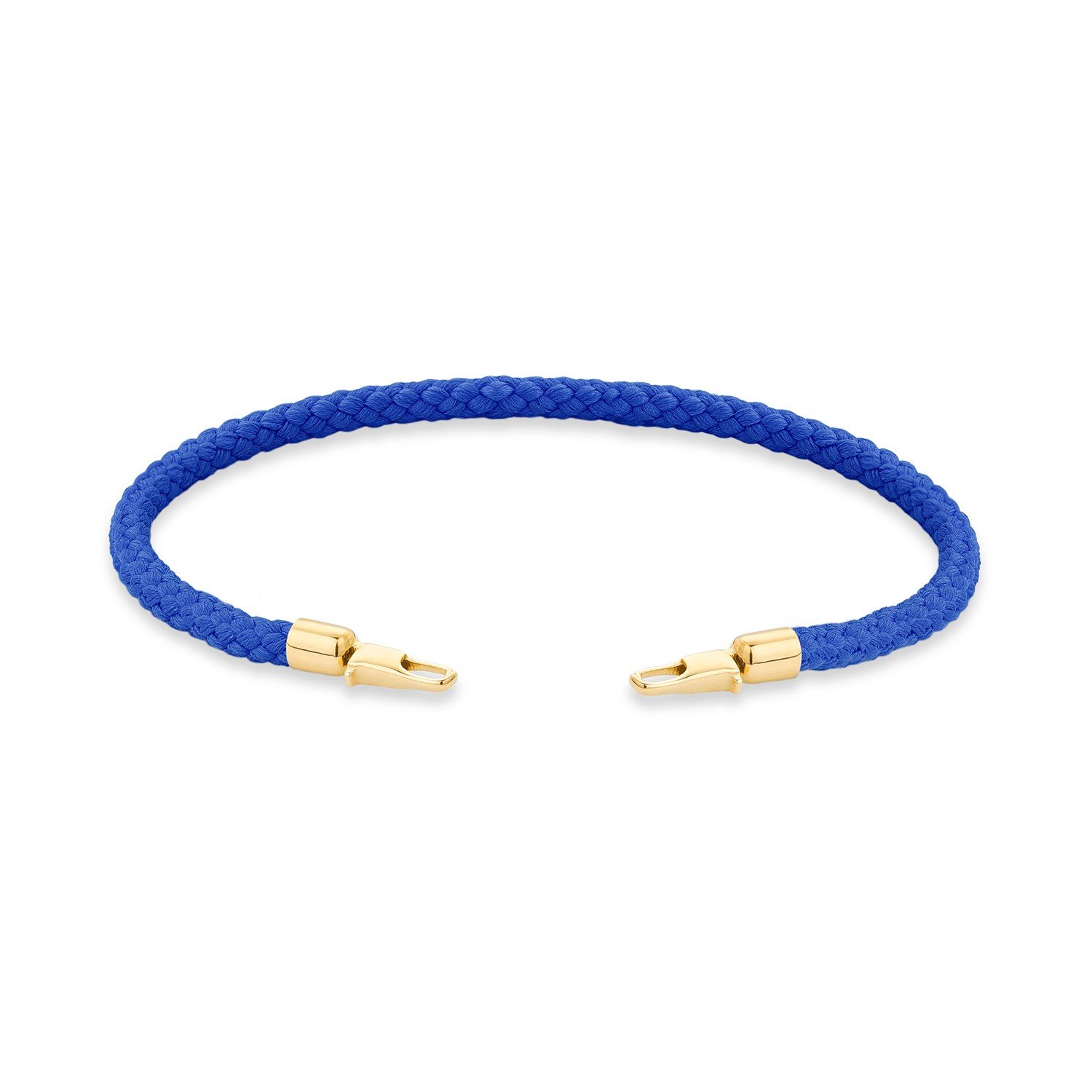 Dark Blue Cord con cierre en Oro