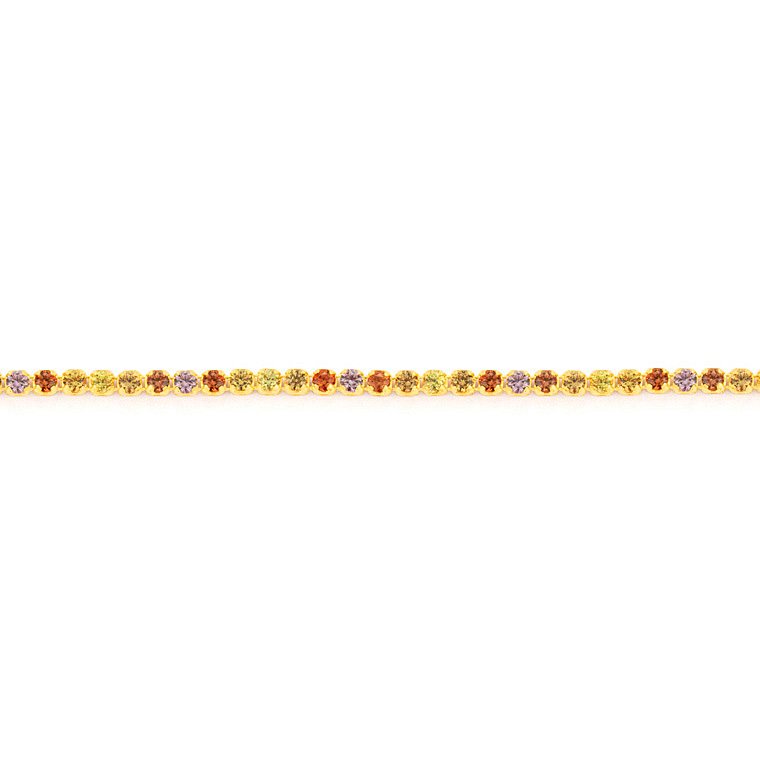 Sunset Tennis Bracelet